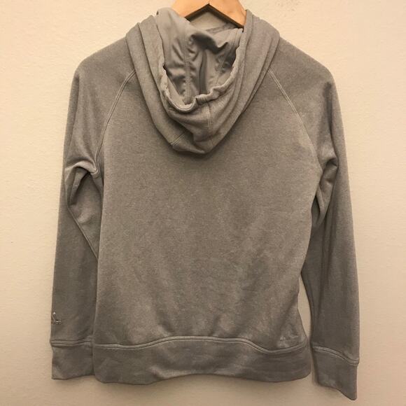 Adidas Graphic Hoodie Sweatshirt Small Womens Gray - Picture 3 of 5